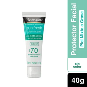 Protector Neutrogena Sun Fresh Piel Grasa Fps 70 40Grs